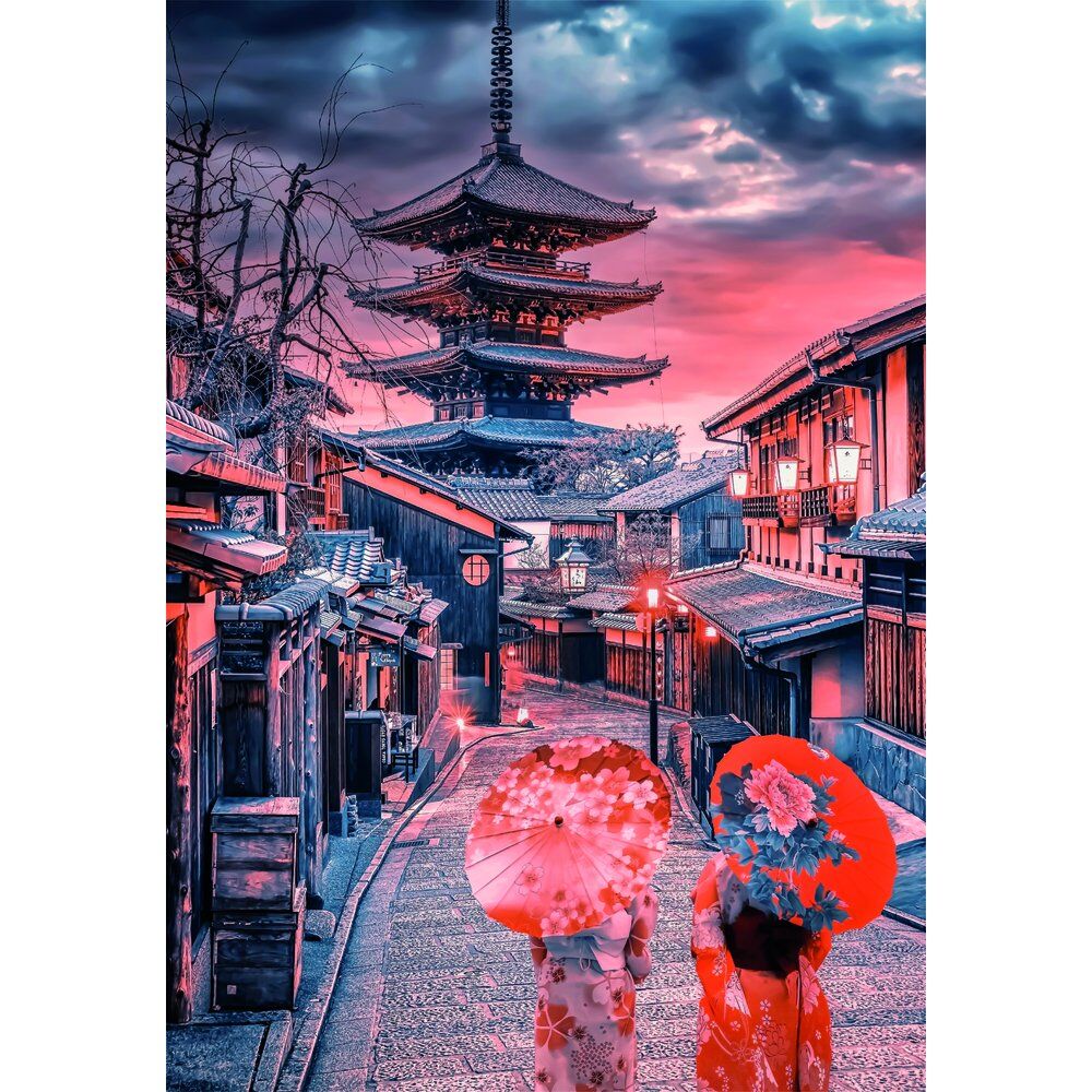 PUZ. 500 ATARDECER EN KYOTO