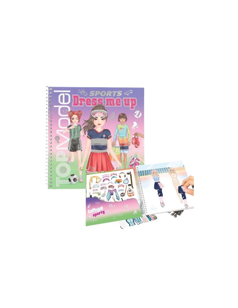 DRESS ME UP STICKERBOOK SPORTS