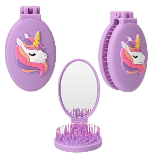 CEPILLO PLEGABLE C/UNICORNIO YLVI