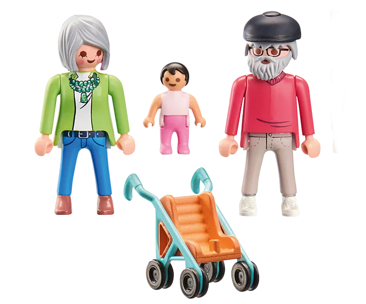 ABUELOS Y BEBE