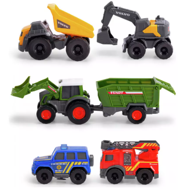 MICRO PACK 6 VEHICULOS 8 CM.