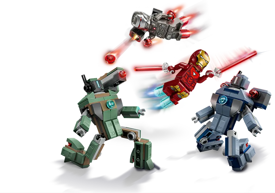 IRON MAN Y MAQUINA DE GUERRA