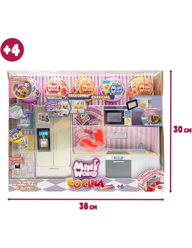 MINI WORLD COCINA C/5 BOLAS