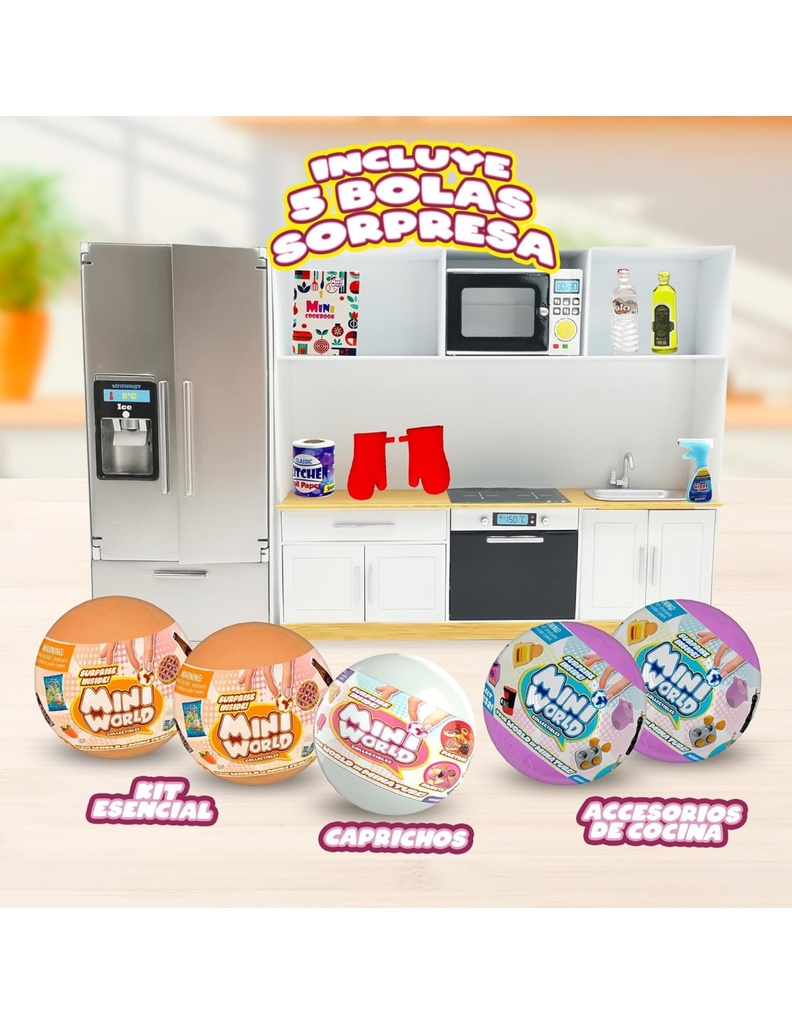 MINI WORLD COCINA C/5 BOLAS