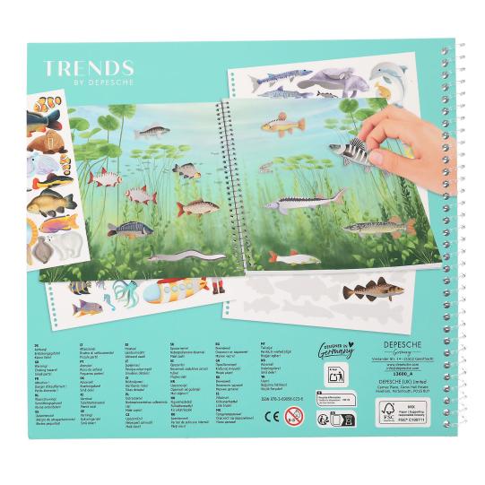 CUADERNO PEGATINAS OCEAN LIFE