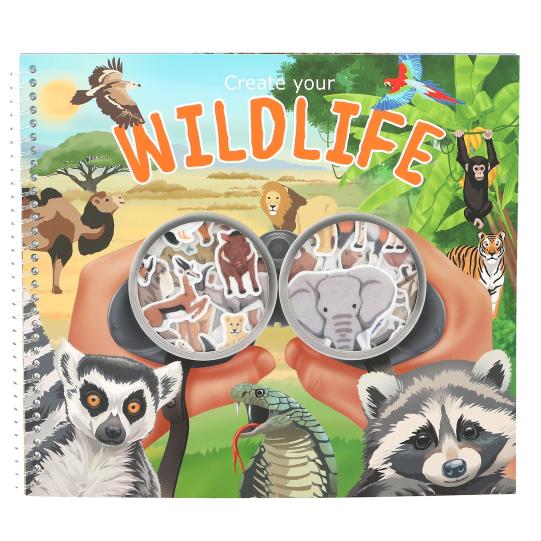 CUADERNO PEGATINAS WILD LIFE