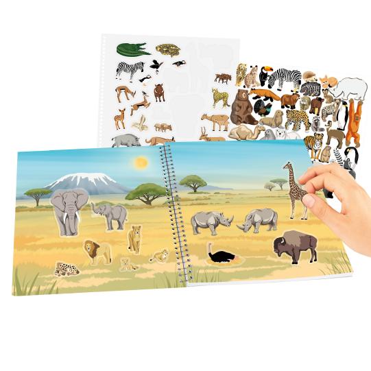 CUADERNO PEGATINAS WILD LIFE