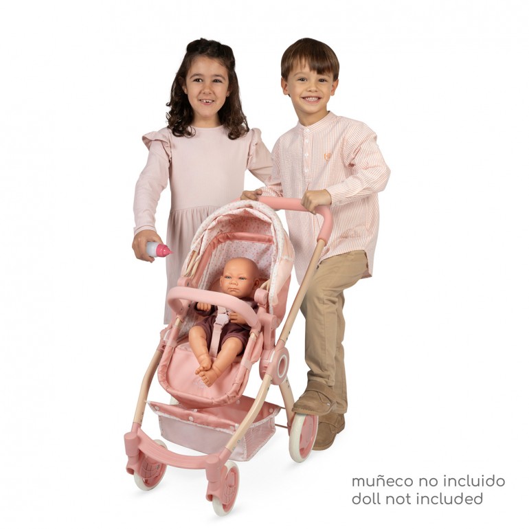 COCHE MUÑECAS TULIPE 3x1