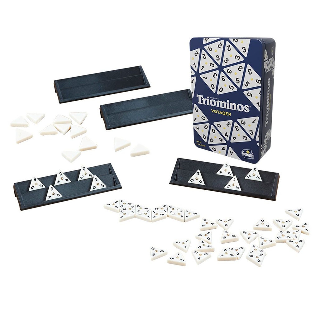 TRIOMINOS CAJA METALICA