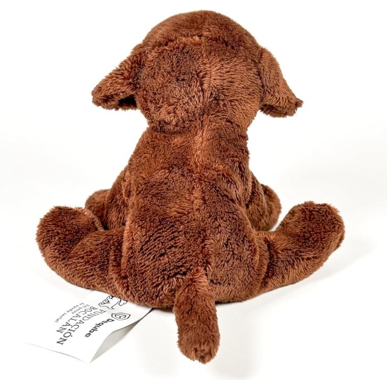 PELUCHE LABRADOR CHOCOLATE 12