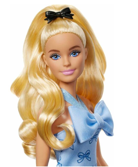 BARBIE FASHION.VEST.LAZO AZUL