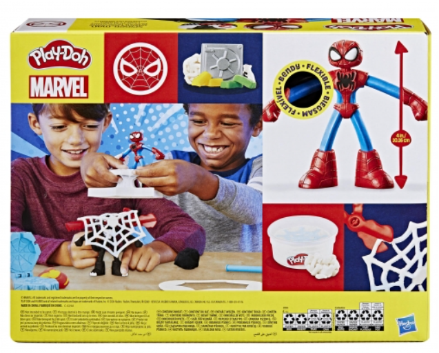 PLAYDOH SPIDERMAN LANZA Y AT.