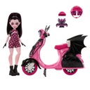 MONSTER HIGH DRACULAURA+SCOOTER