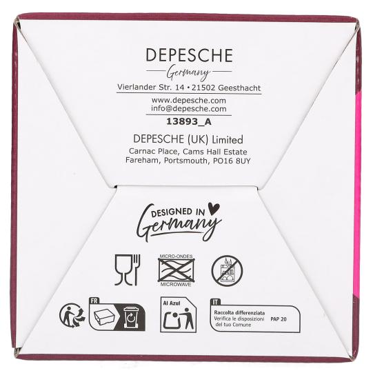 TAZA C/MOTIVOS LAZO Y CORAZON PENFECTION