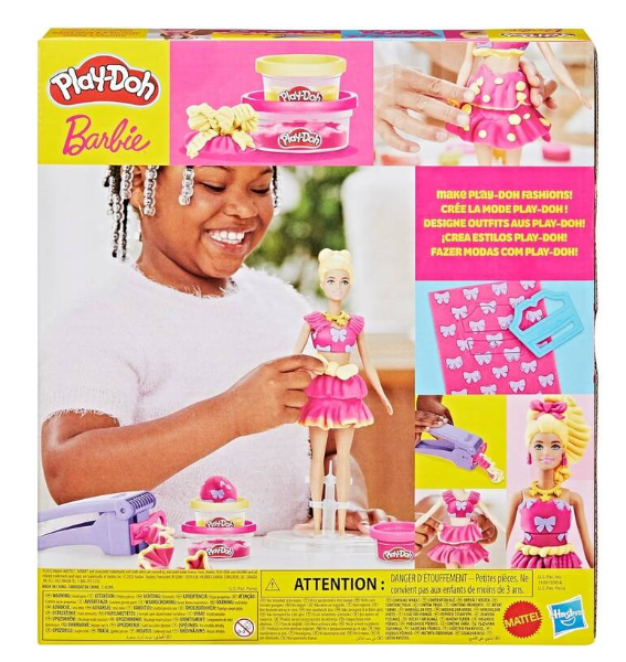 PLAYDOH BARBIE VOLANTES Y LAZOS
