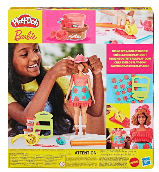PLAYDOH BARBIE ROSAS Y CERQ.