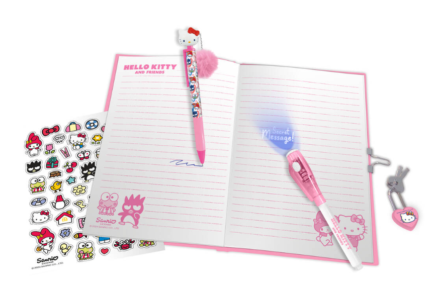 DIARIO MAGICO+BOLI HELLO KITTY