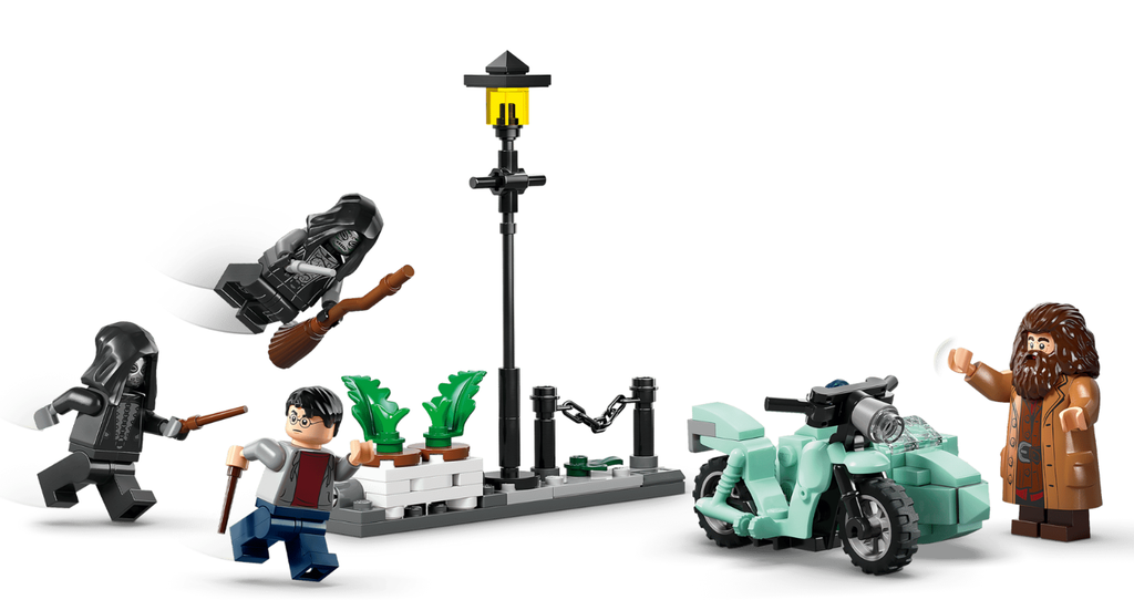 HAGRID Y HARRY HUIDA PRIVET DRIVE