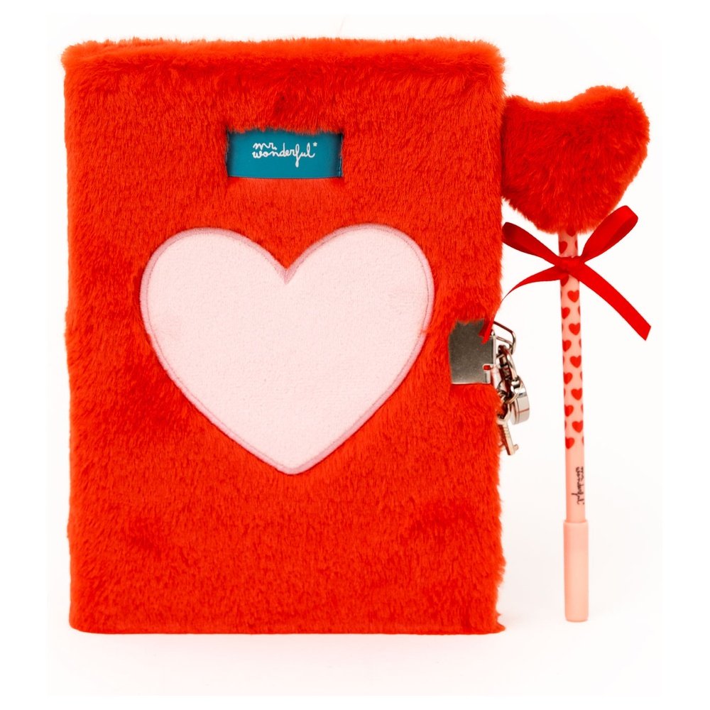 DIARIO+BOLI CORAZON PELUCHE