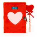 DIARIO+BOLI CORAZON PELUCHE