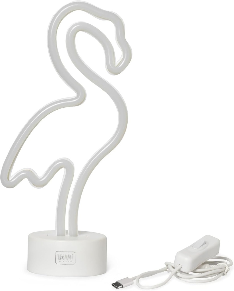 LAMPARA LED NEON FLAMINGO