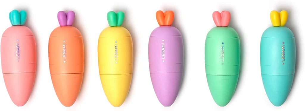 MINI SUBRAYADORES ZANAHORIA(6)