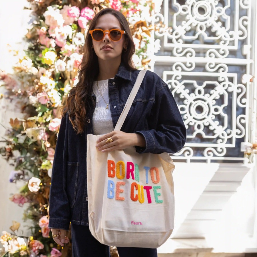 BOLSA COMPRA "BORN TO BE CUTE"