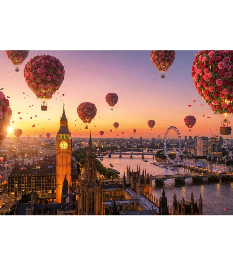 PUZ.1000 LONDRES EN FLOR