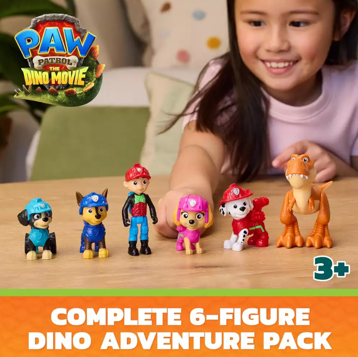 PAW PATROL DINO PACK 6 FIG.