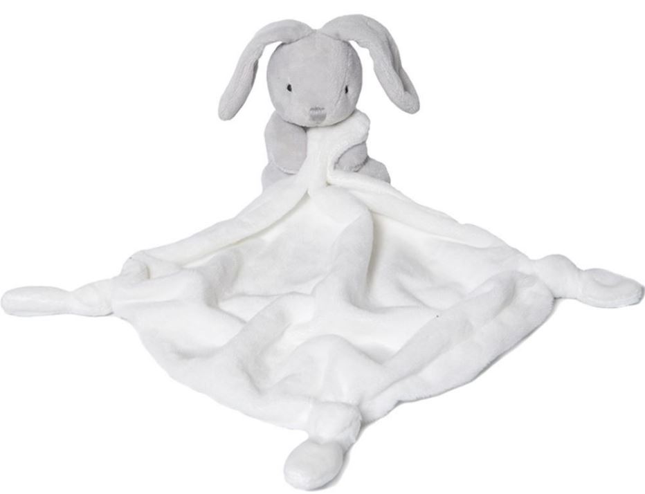 CONEJITO SONAJERO DOUDOU BLANCO