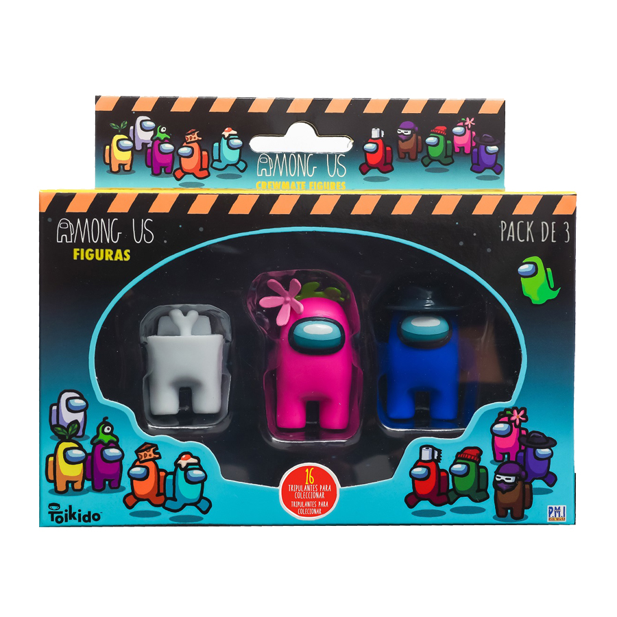 AMONG US-PACK 3 CAJA