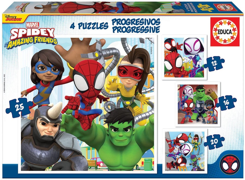 PUZ.12+16+20+25 SPIDEY Y AM.