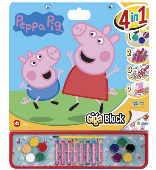 GIGA BLOCK PEPPA PIG 4 EN 1