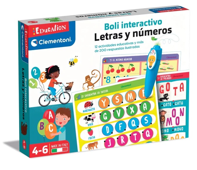 BOLI INTERACTIVO LETRAS/NUMER.