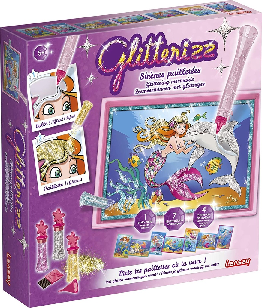 GLITTERIZZ SET SIRENAS