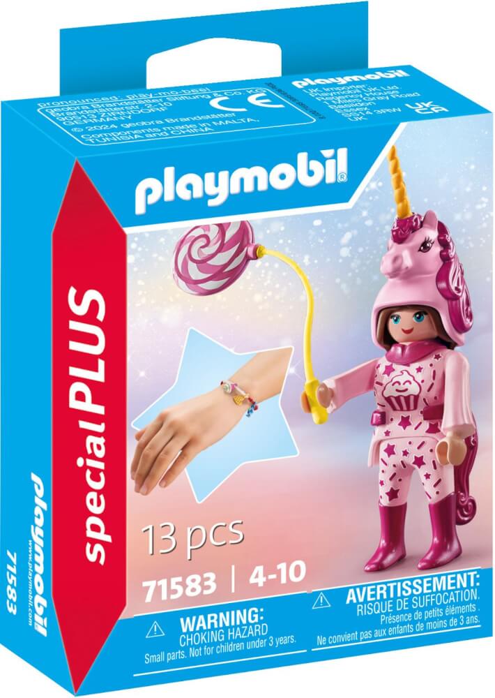 MUJER C/DISFRAZ UNICORNIO