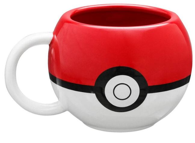 TAZA CERAMICA POKEMON POKEBALL