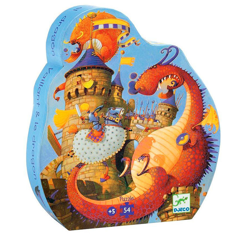 PUZZLE SILUETA VAILLANT/DRAGON