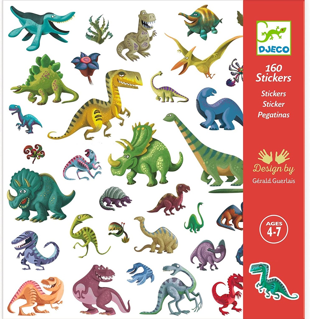 PEGATINAS DINOSAURIOS