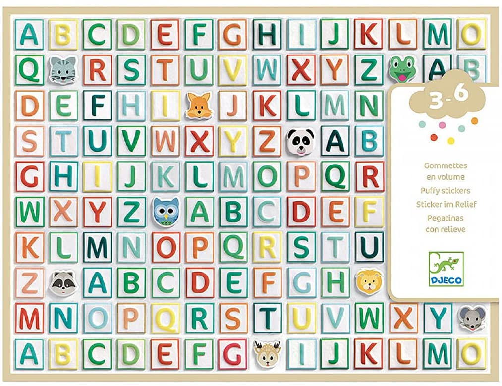 PEGATINAS ABECEDARIO