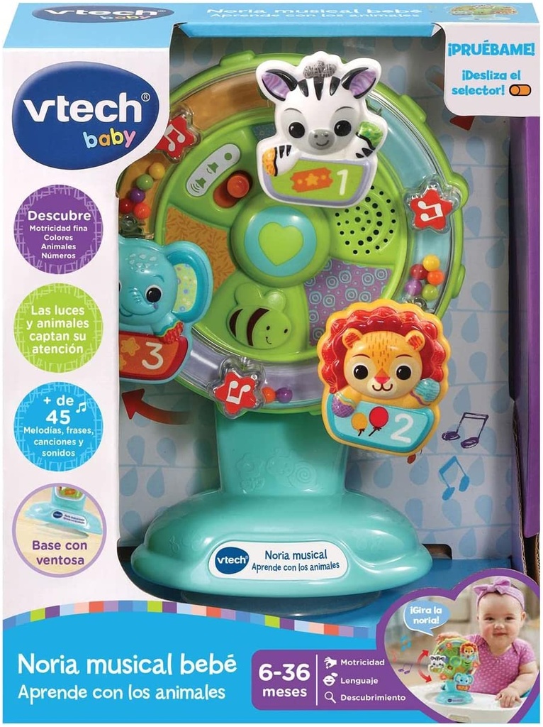 NORIA MUSICAL BEBE C/ANIMALES