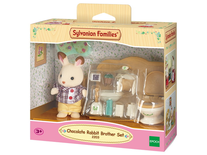 SET CONEJO CHOCOLATE BAÑO