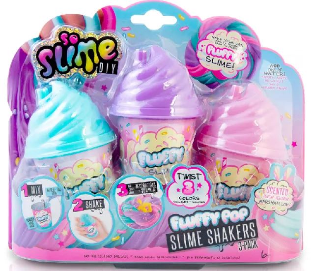 SLIME FLUFFY SKAKER PACK 3