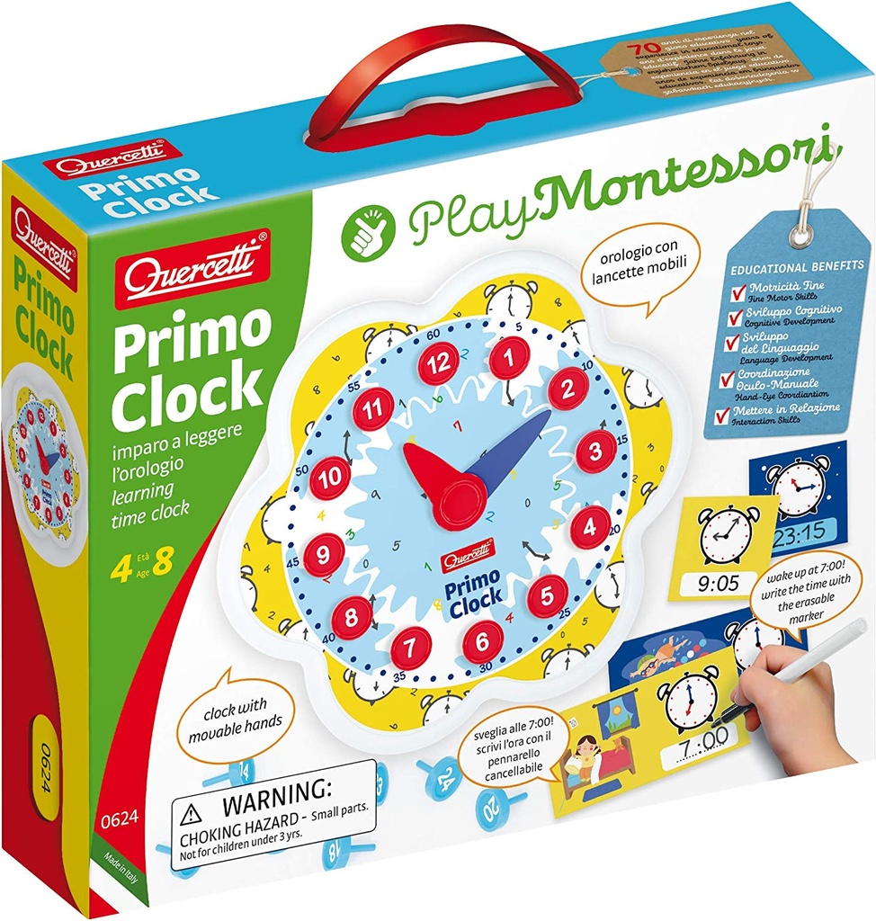 PRIMER RELOJ MONTESSORI