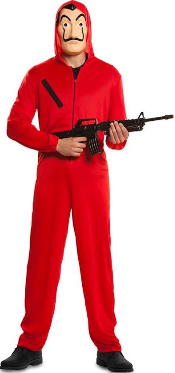 DISFRAZ LADRON CASA PAPEL M/L