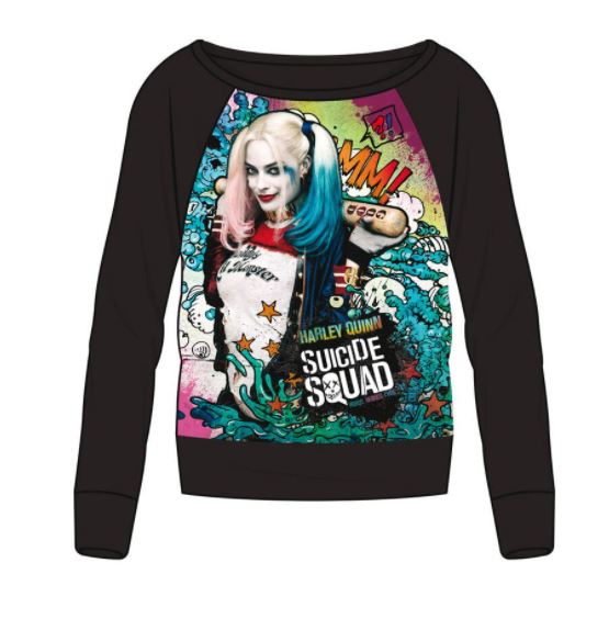 SUDADERA HARLEY QUINN NEG.T.S