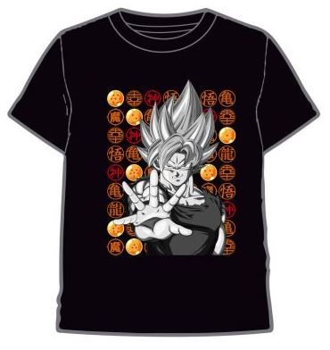 CAMISETA GOKU MANO NEGRA T.S