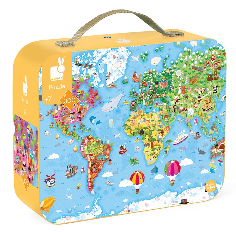 PUZZLE GIGANTE ATLAS MUNDIAL