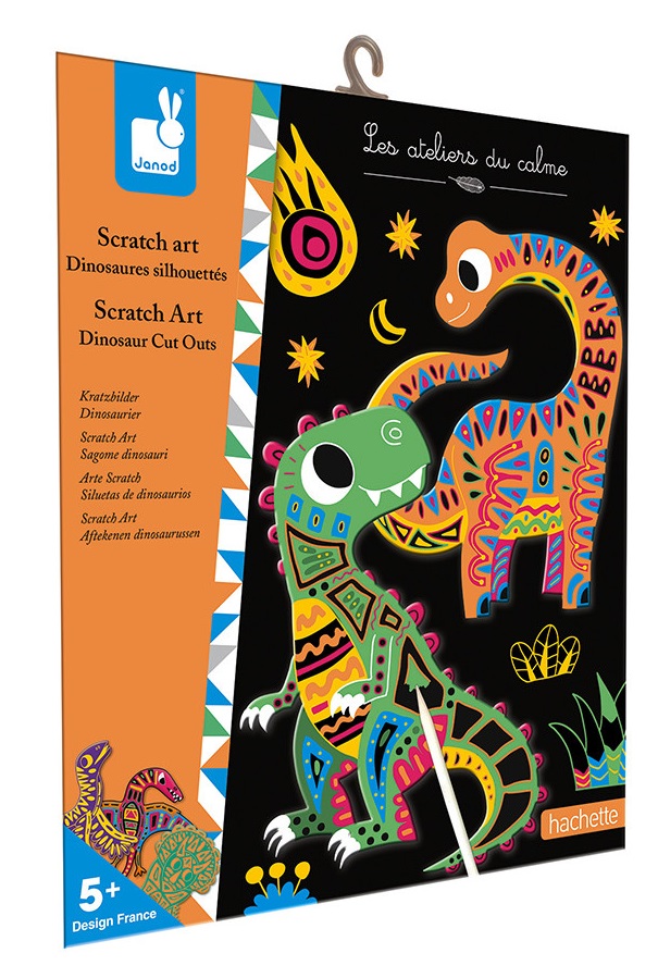 ARTE SCRATCH DINOSAURIOS
