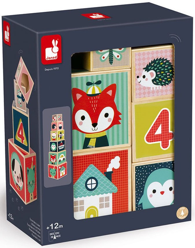 PIRAMIDE 6 CUBOS BABY FOREST